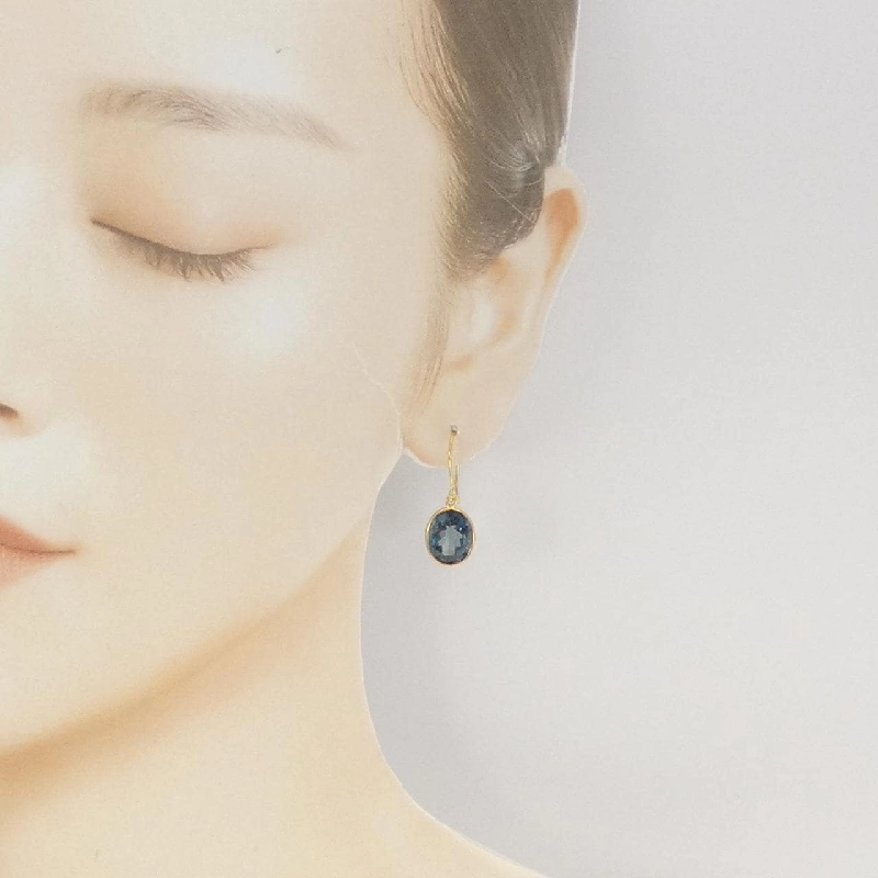 Bông tai Blue Topaz 18KYG - Hàng hiệu Chính hãng 877203