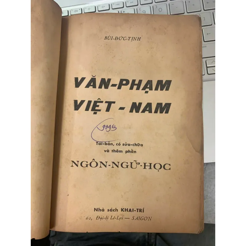 VĂN PHẠM VIỆT NAM - BÙI ĐỨC TỊNH 716254