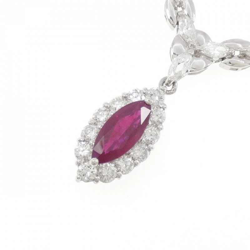 Dây chuyền ruby PT850 1.93CT xuất xứ từ Myanmar - Hàng hiệu Authentic 858738