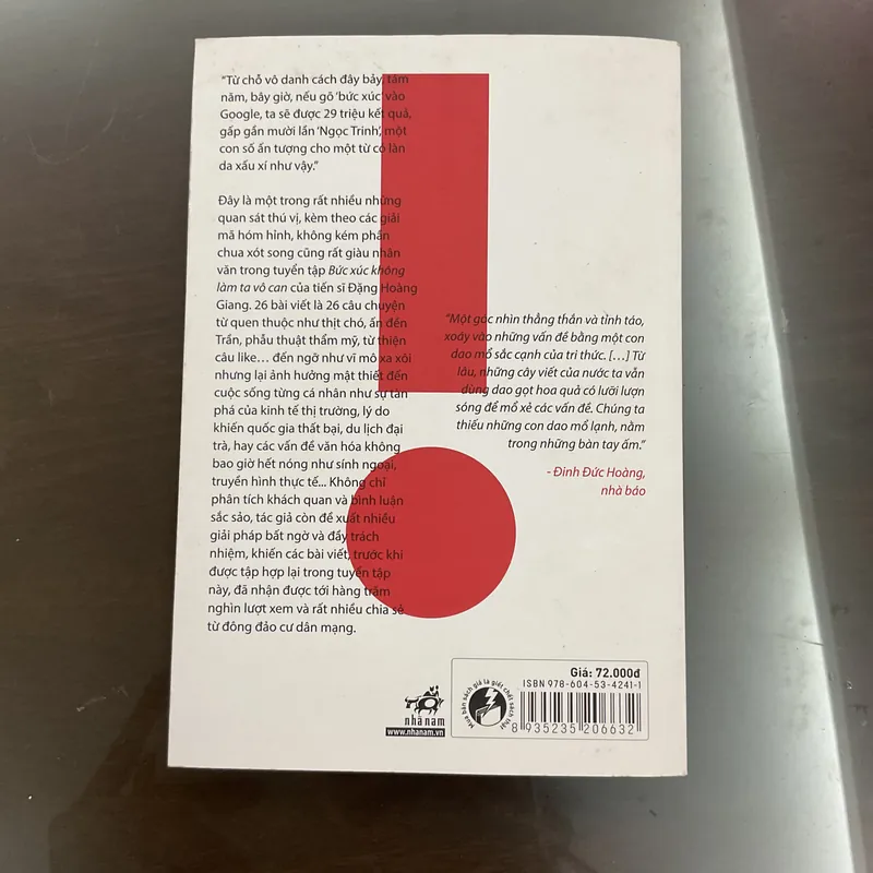 [TIỂU LUẬN] Bức xúc không làm ta vô can - Đặng Hoàng Giang 708722