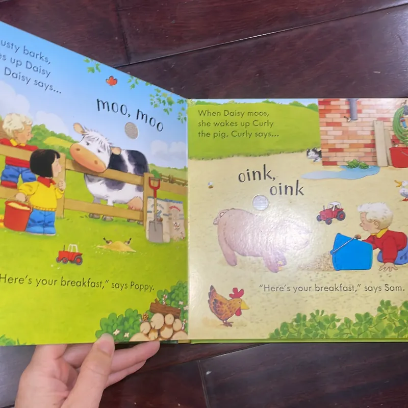 NGOẠI VĂN TIẾNG ANH TRẺ EM : POPPY AND SAM’s Animal Sounds - Usborne Farmyard Tales  1028024