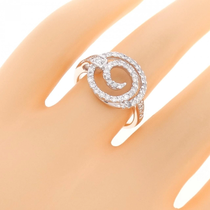 Nhẫn kim cương K18WG 0.52CT 670392