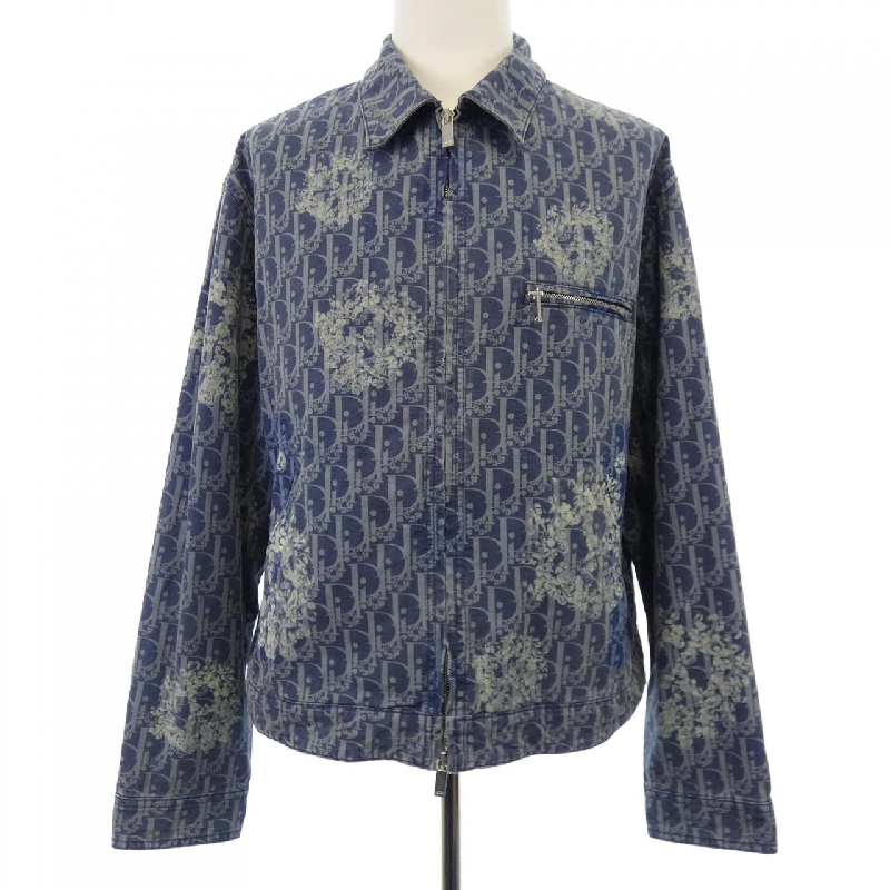 Dior DIOR Denim Tears DENIM TEARS Oblique OBLIQUE 393D483BY528 Áo khoác denim - Hàng hiệu Chính hãng 888413