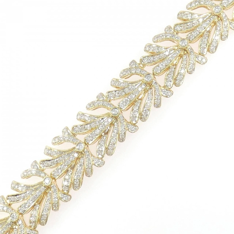 Vòng tay kim cương 750YG/750WG 7.00CT - Hàng hiệu Authentic 871525