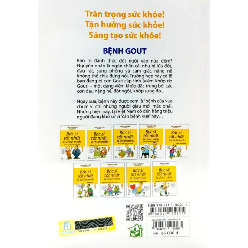 Bác Sĩ Tốt Nhất Là Chính Mình - Tập 6: Bệnh Gout - Nhiều Tác Giả 288647