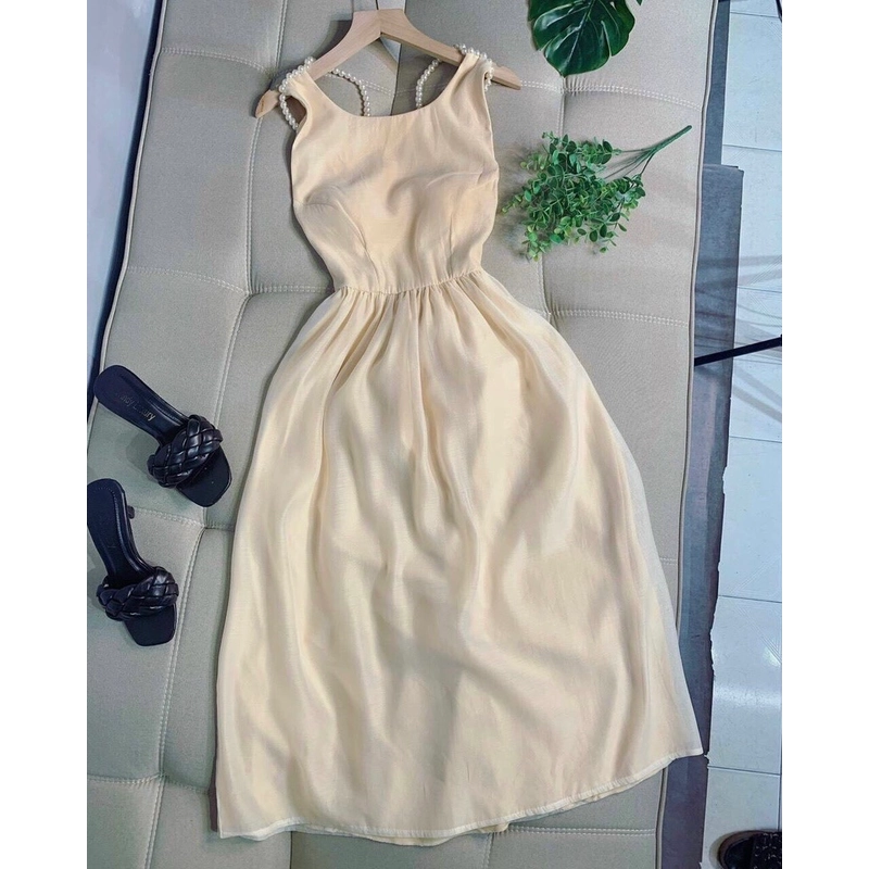 Đầm hở lưng đi biển freesize 474114