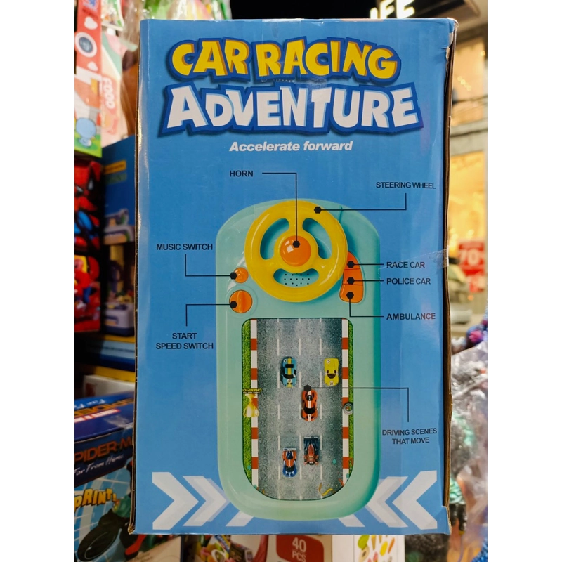 Đồ Chơi Vô Lăng Cho Bé Tập Lái Xe Ô Tô 661-8 Có Nhạc Car Speed Racing Adventure 301938