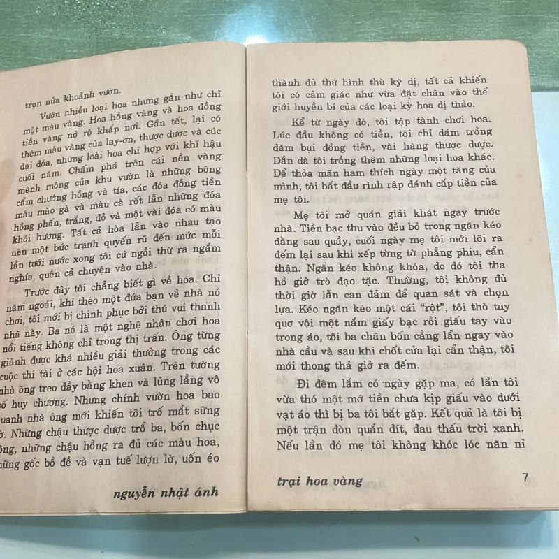 Trại hoa vàng - nguyễn nhật ánh - nxb Trẻ 1997 in lần thứ 4  1026418