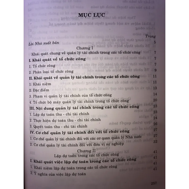 Quản lý tài chính, kế toán trong các tổ chức công 708781