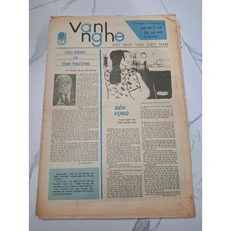 Báo Văn Nghệ số 19 (1687) - Trần Phong Sơn - Truyện ngắn 960174