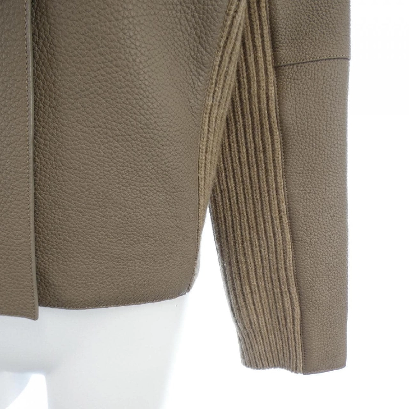 【Mã giảm giá】Áo khoác da HERMES 638040