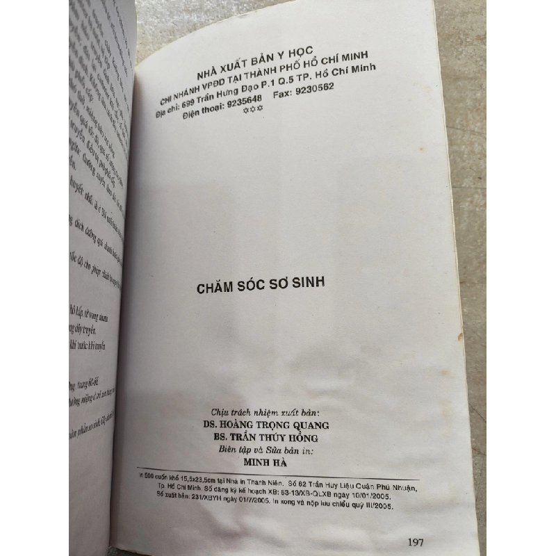 Chăm Sóc Sơ Sinh - PGS.TS Võ Công Đồng 507088
