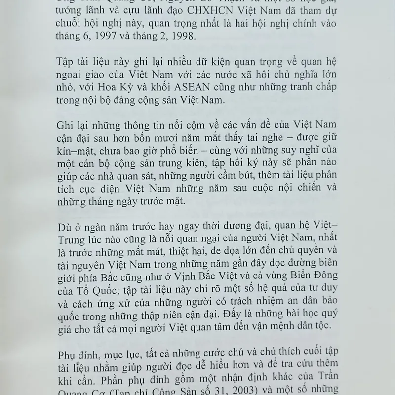 Hồi ký Trần Quang Cơ 574228