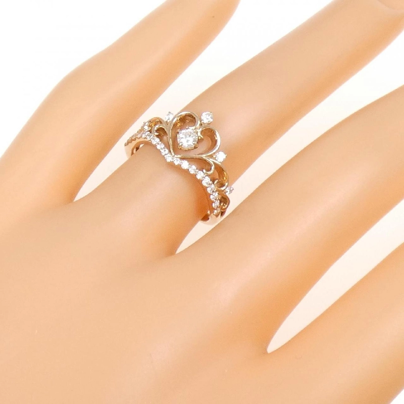 Nhẫn kim cương hình trái tim K18PG 0.30CT 672877