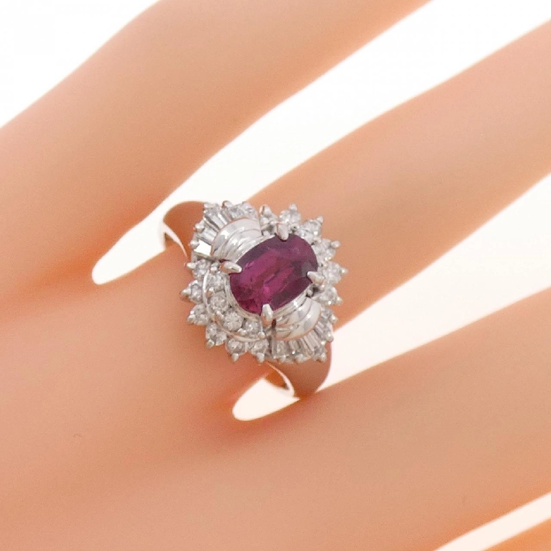 Nhẫn Ruby PT900 1.30CT - Hàng hiệu Chính hãng 852293