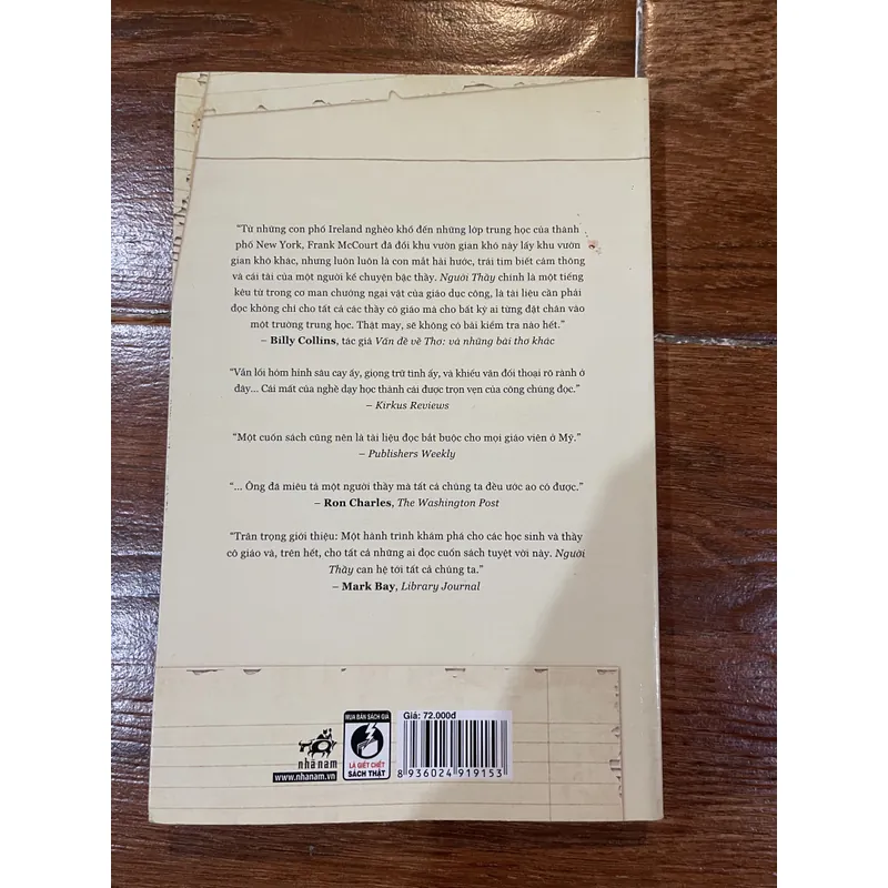 Người Thầy Hồi Ức Của Một Nhà Giáo Mỹ - Frank McCourt (6) 338722