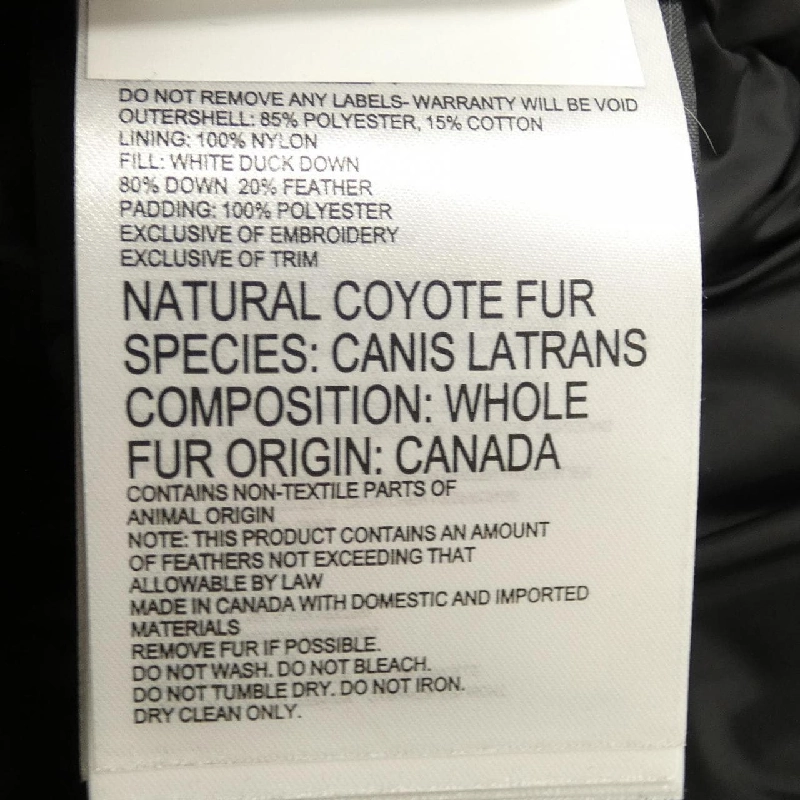 【Khuyến mãi】Áo khoác lông vũ Canada Goose 641902