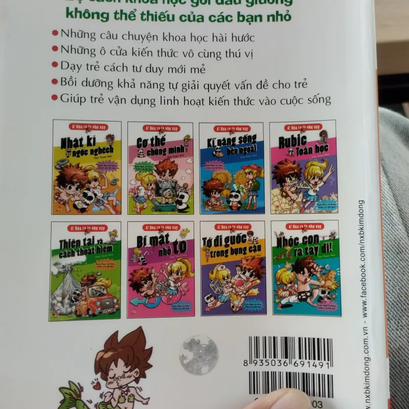 cuốn truyện tranh khoa học "A! Hóa ra là như vậy - Nhật ký ngốc nghếch"  1031899