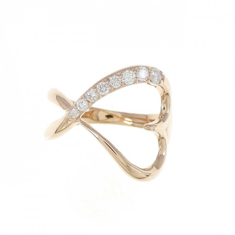 Nhẫn kim cương hình trái tim K18PG 0.17CT 672616