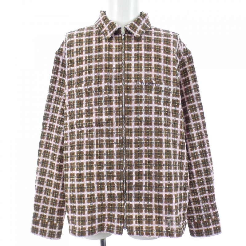 シュプリーム SUPREME Metallic Plaid Zip Up Shi シャツ - Hàng hiệu Authentic 884062