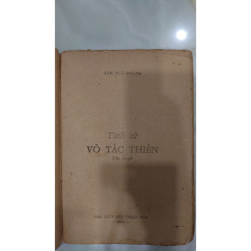 TÌNH SỬ VÕ TẮC THIÊN
- Lâm Ngữ Đường 195165