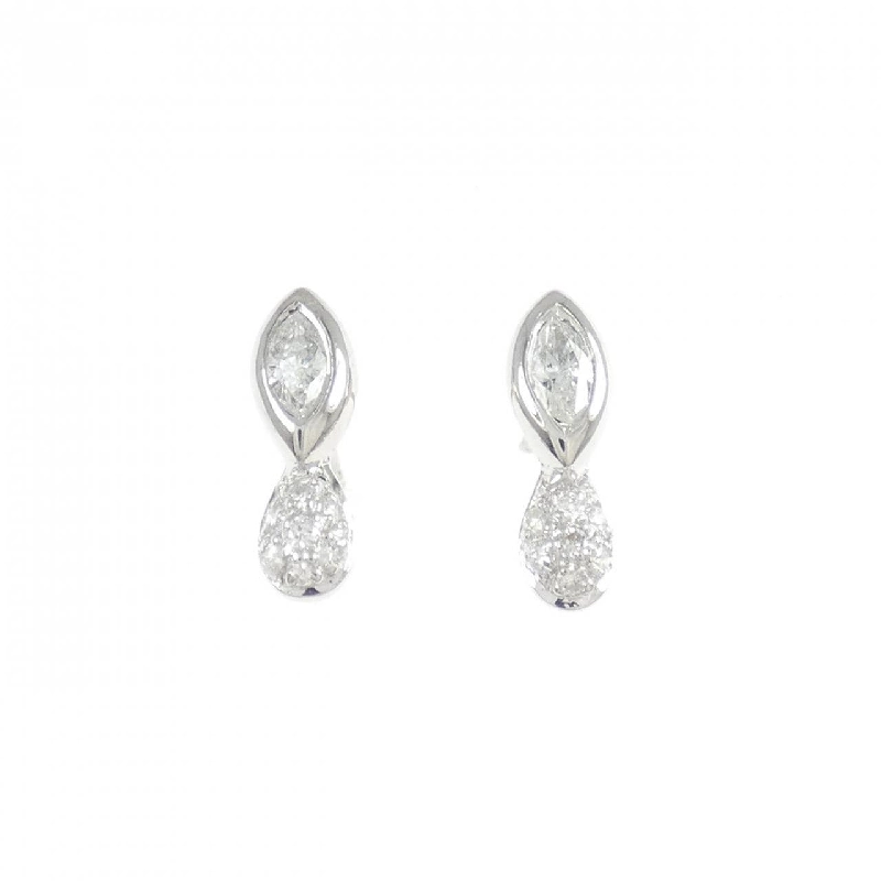 K18WG Bông tai kim cương 0.26CT - Hàng hiệu Chính hãng 864350