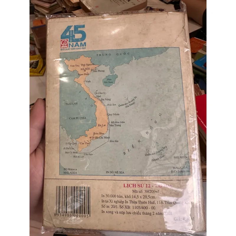 Sách Giáo Khoa Cũ: LỊCH SỬ 12 - TẬP HAI (Ấn bản năm 2001 - Kỷ niệm 45 năm NXB Giáo dục) 734681