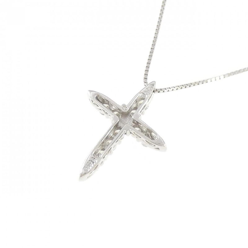 Dây chuyền kim cương PT850 hình chữ thập 0.40CT - Hàng hiệu Authentic 860888