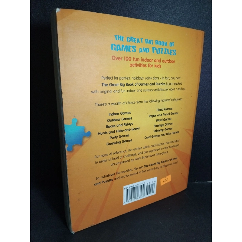 The great big book of games and puzzles mới 80% bẩn bìa, ố nhẹ HCM2101 NGOẠI VĂN 923726