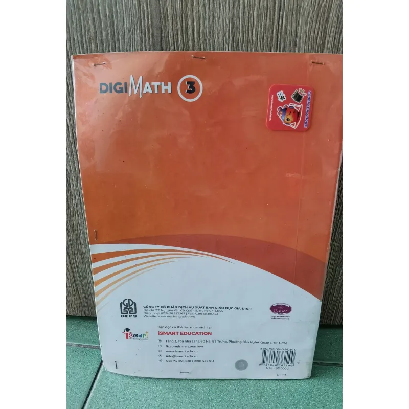 [Sách tiếng Anh tăng cường lớp 3] Digi Math - NXB Giáo Dục  1018987