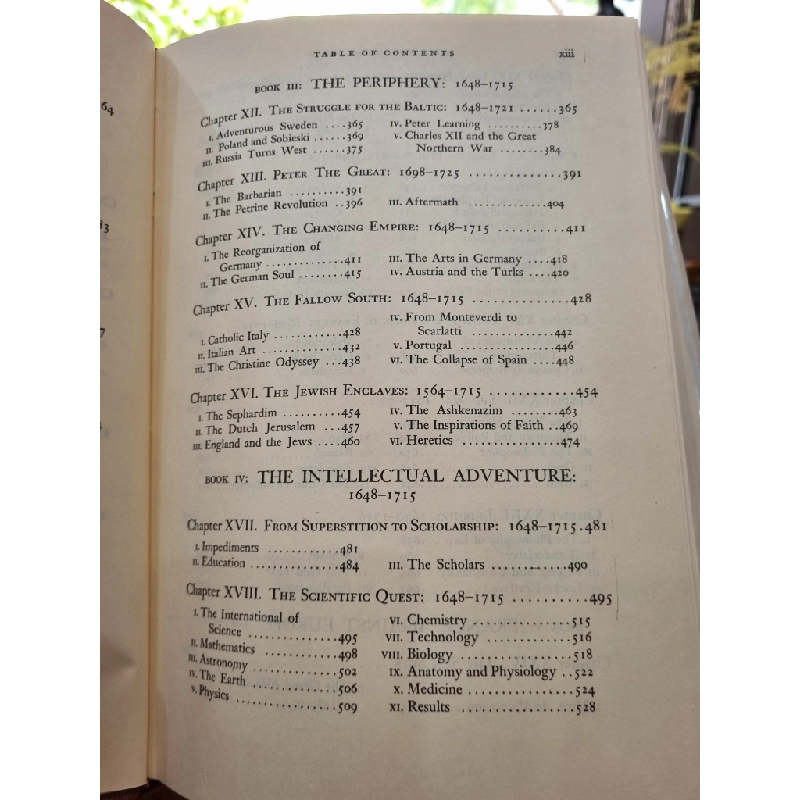 THE STORY OF CIVILIZATION VIII : THE AGE OF LOUIS XIV - A HISTORY OF EUROPEAN CIVILIZATION IN THE PERIOD OF PASCAL, MOLIERE, CROMWELL, MILTON, PETER THE GREAT, NEWTON AND SPINOZA 1648-1715 (WILL & ARIEL DURANT) (1963) 119341