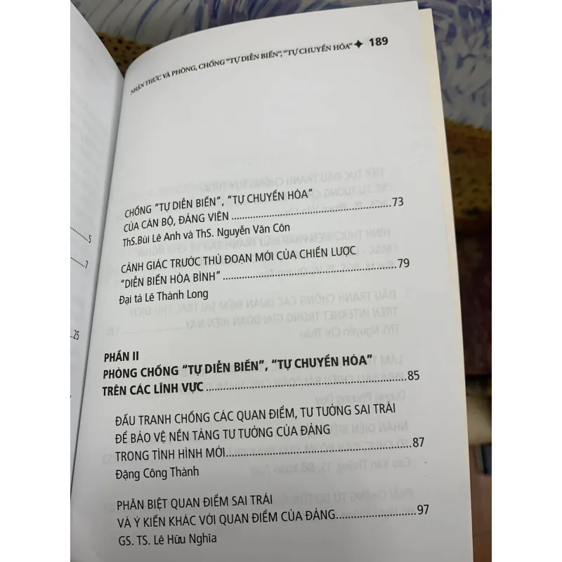 Nhận Thức Và Phòng, Chống "Tự Diễn Biến", "Tự Chuyển Hóa" 782432