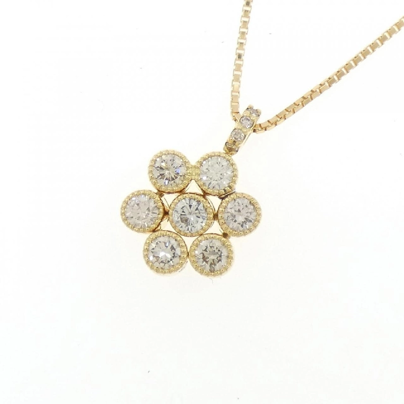 K18YG 2WAY Dây chuyền kim cương 0.50CT - Hàng hiệu Chính hãng 848396