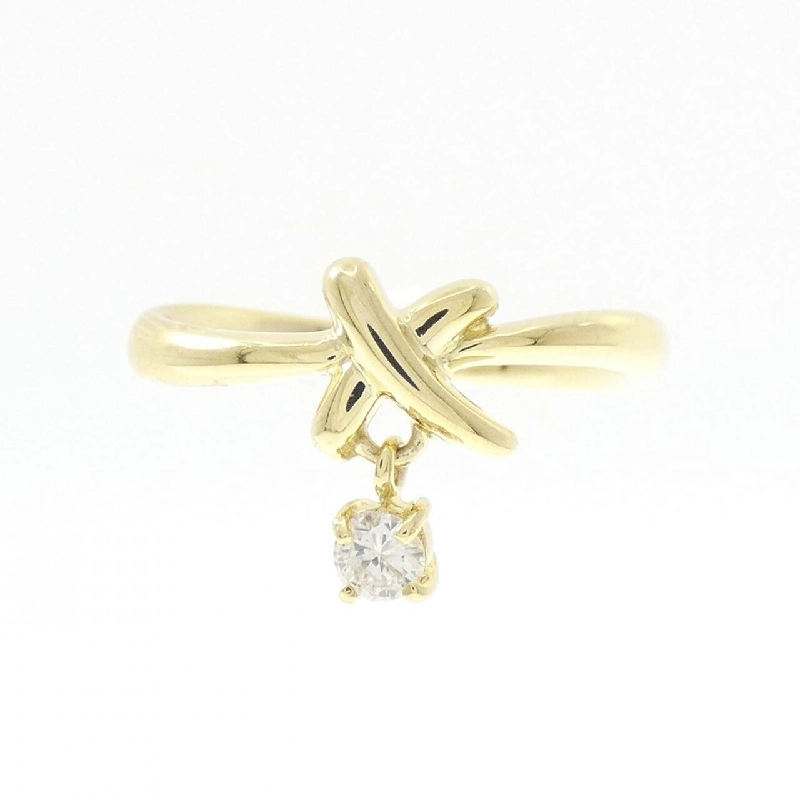 Nhẫn kim cương K18YG 668544