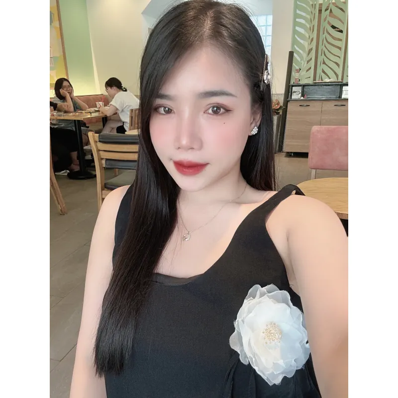 Váy hoa đen  747460