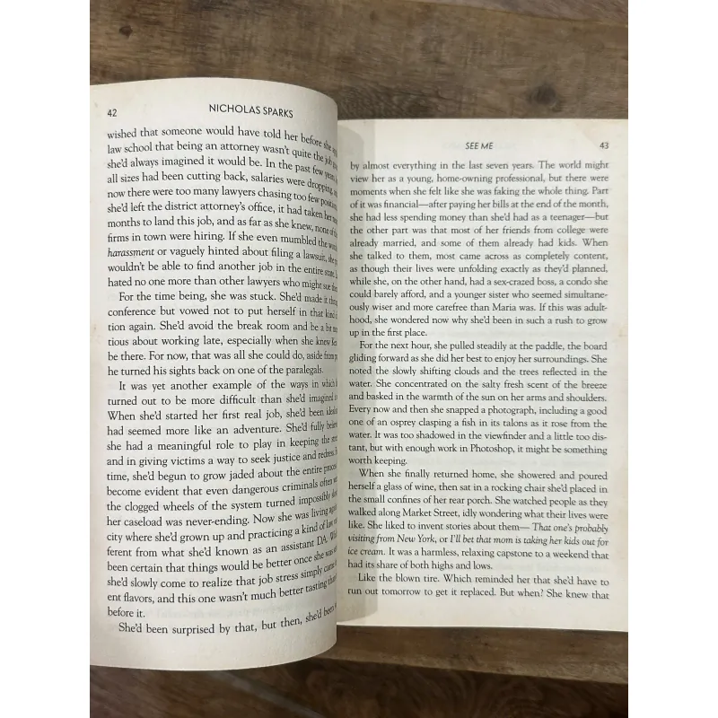 Combo Sách Nicholas Spark - See Me/Message In A Bottle 736327