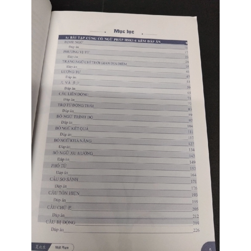 Bài tập củng cố ngữ pháp HSK cấu trúc giao tiếp và luyện viết HSK 4-5 mới 90% ố nhẹ 2019 HCM1906 Nhật Phạm SÁCH HỌC NGOẠI NGỮ 165880