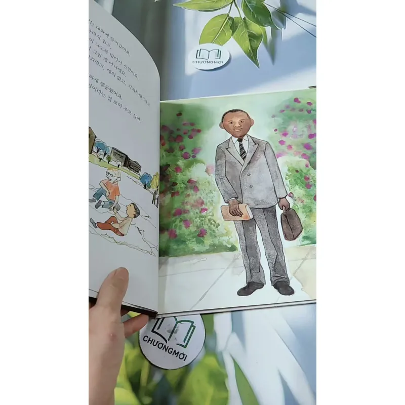 [Tặng nẹp góc] Truyện thiếu nhi Hàn Quốc: Danh nhân 60 -  지인지기 인물 이야기: 마틴 루서 킹 732009