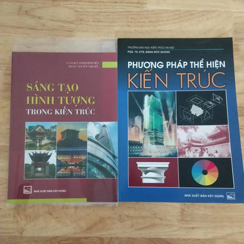 2 cuốn kiến trúc: Sáng tạo hình tượng trong kiến trúc + Phương pháp thể hiện kiến trúc 602597