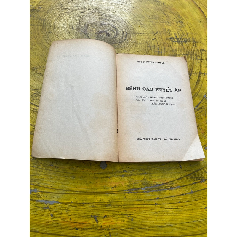 BỆNH CAO HUYẾT ÁP BÁC SĨ PETER SEMPLE 541846