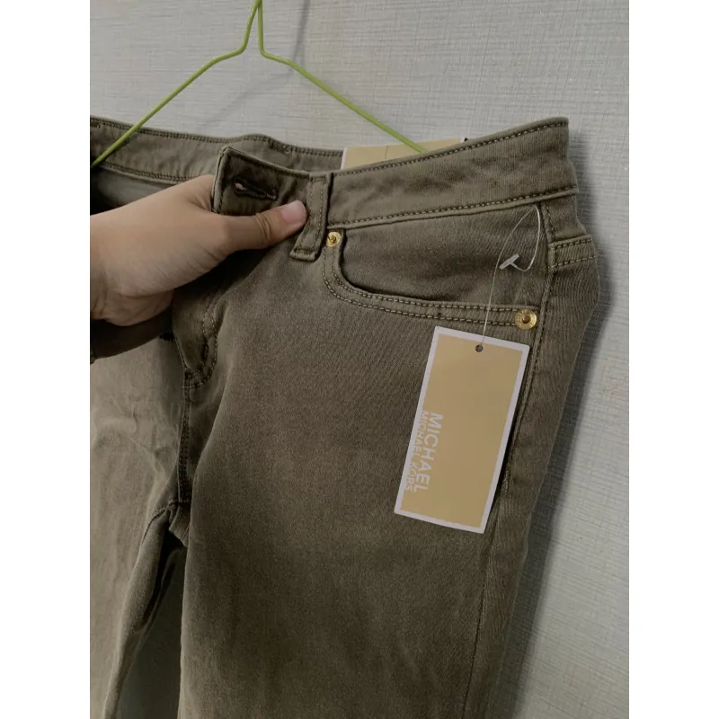 Quần skinny xanh rêu MK 792094