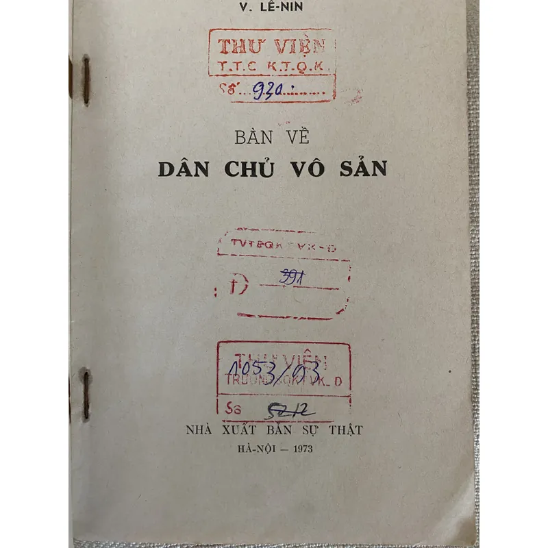 Bàn về dân chủ vô sản  694030