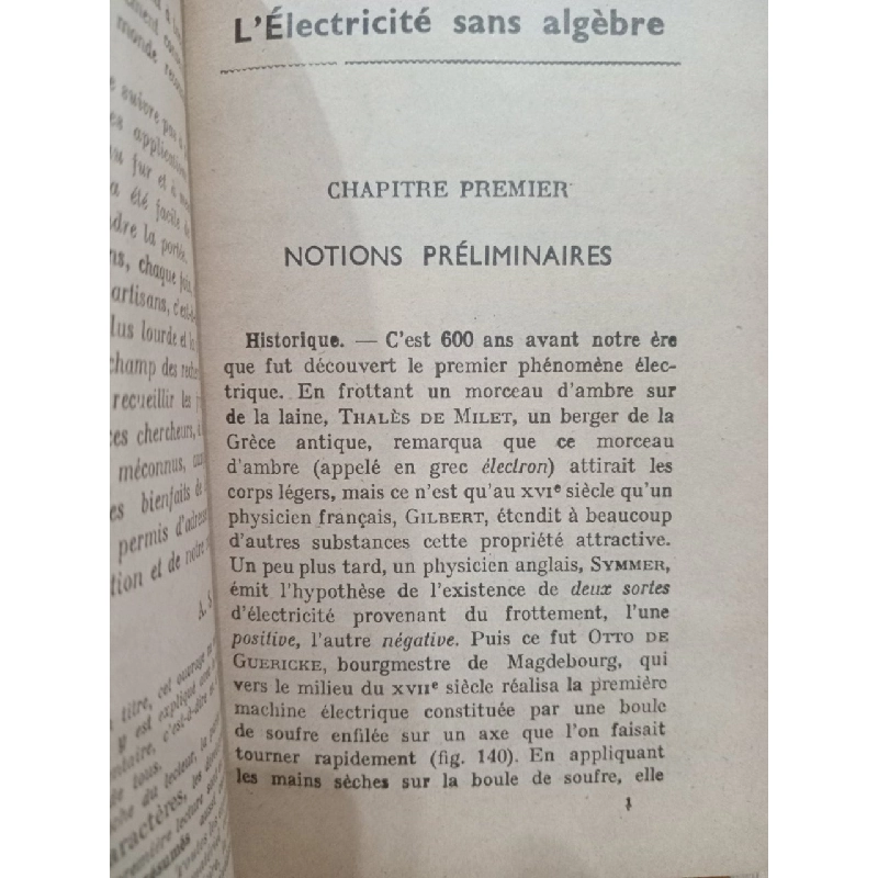 L'électricité sans algèbre 531534