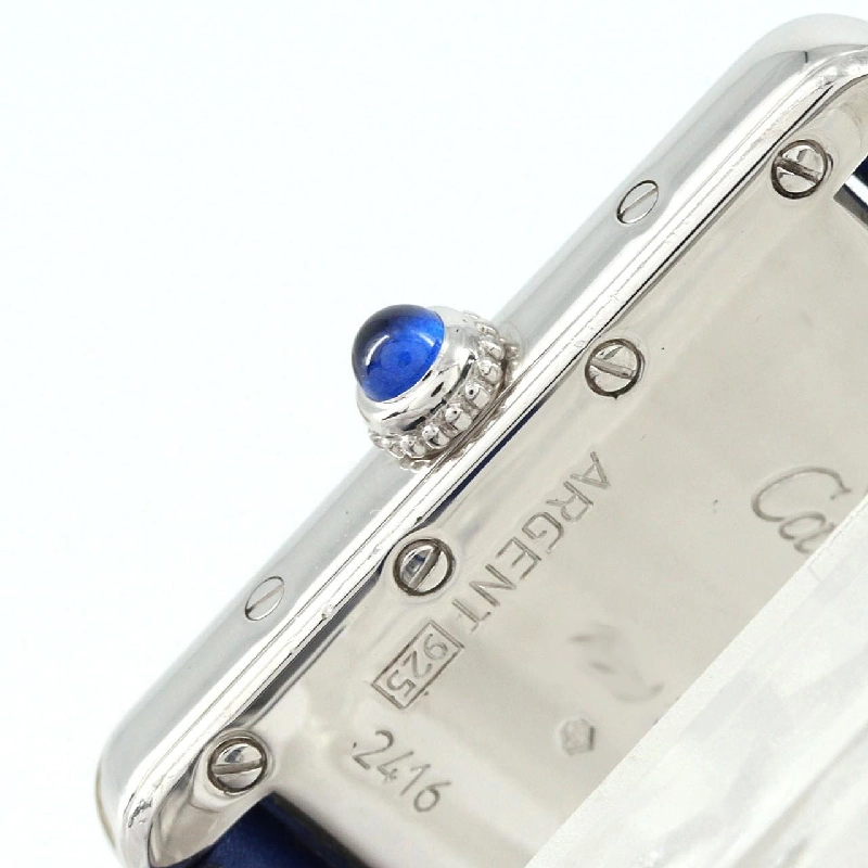 Cartier Must Tank SM W1014054 Bạc Quartz - Hàng hiệu Chính hãng 876554