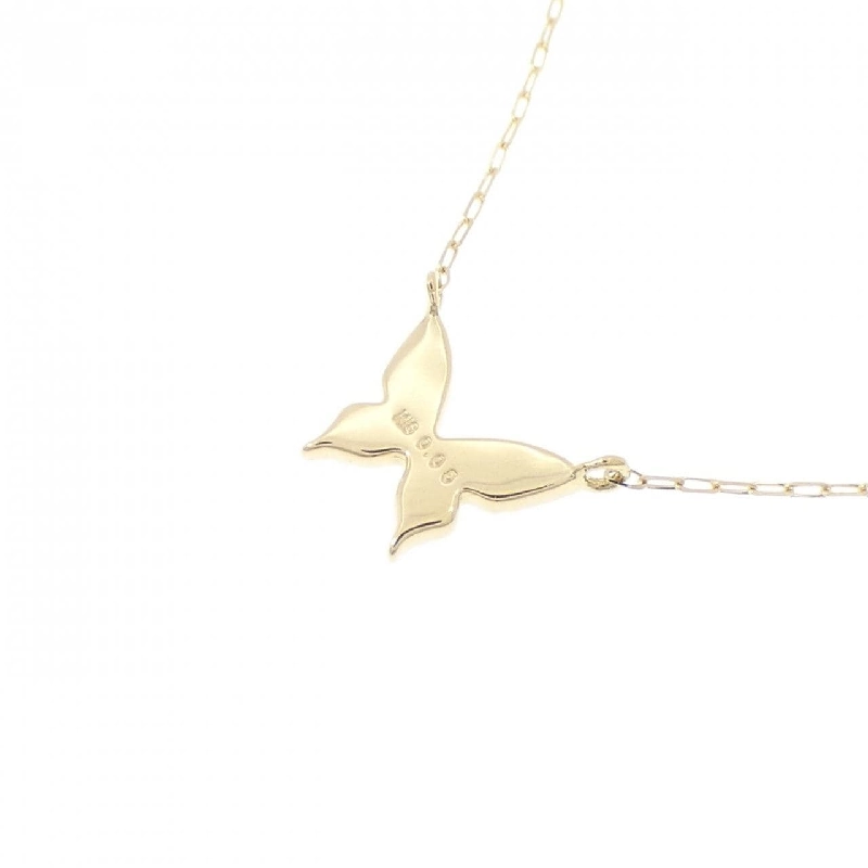 Dây chuyền kim cương bướm K18YG 0.05CT - Hàng hiệu chính hãng 867006
