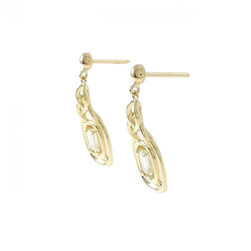 K18YG Bông tai kim cương 0.16CT - Hàng hiệu Chính hãng 868967