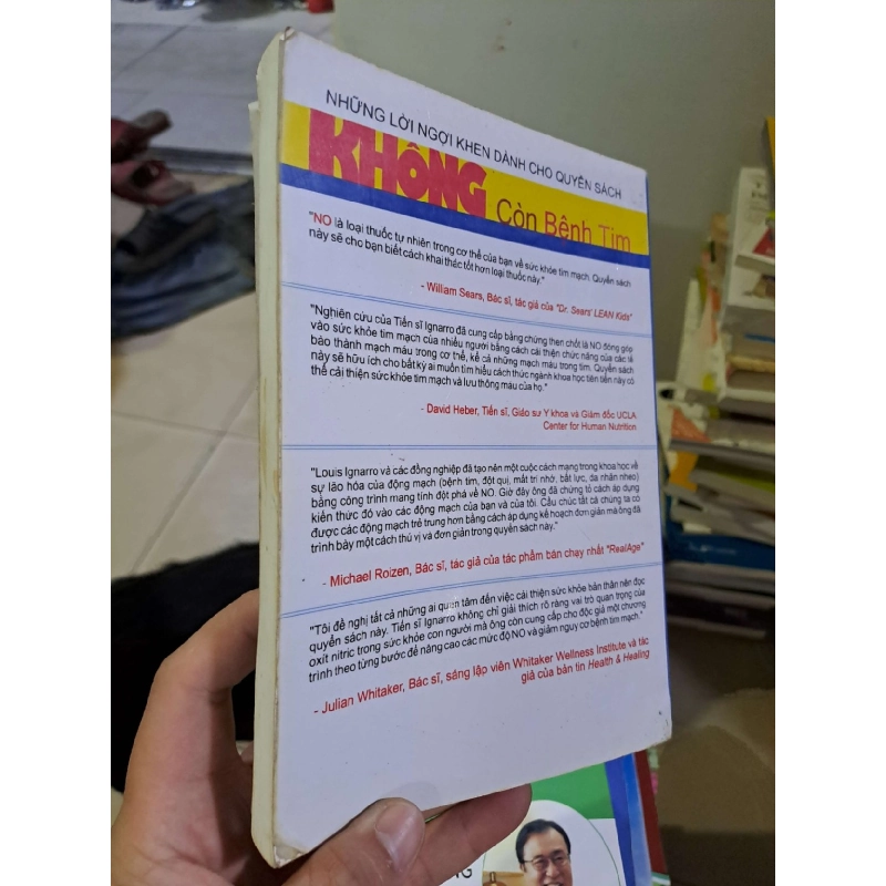 Không còn bệnh tim mới 80% ố vàng chóc bìa Tiến sĩ Louis J.Ignarrro SỨC KHỎE - THỂ THAO HCM2908 924016