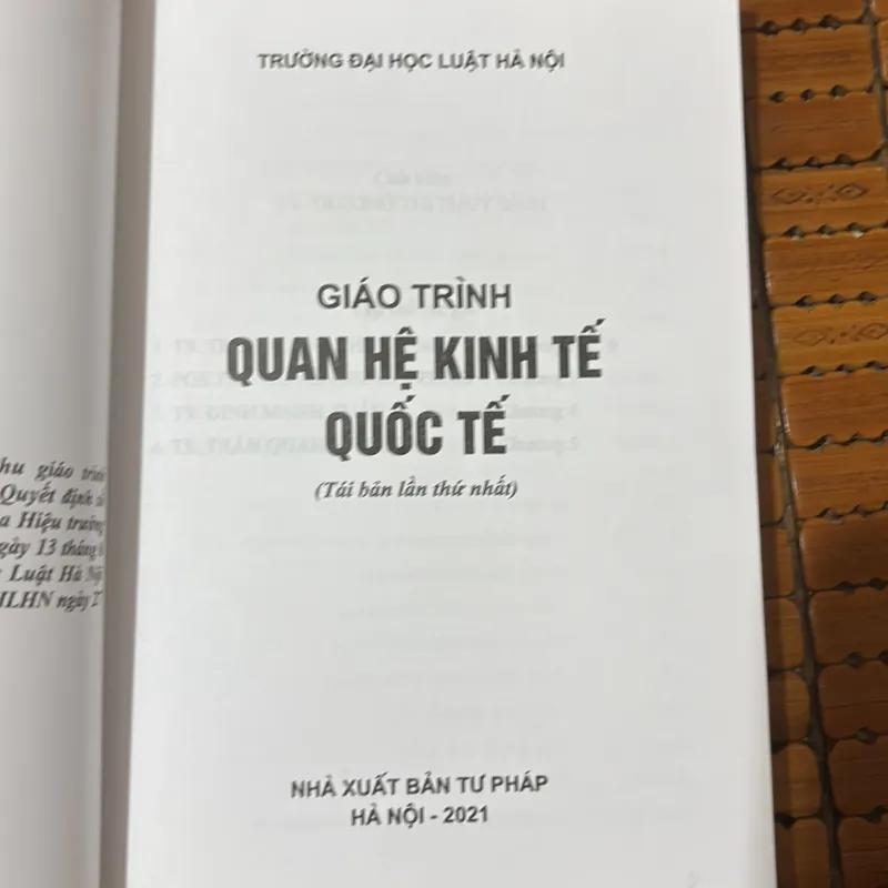 Giáo trình quan hệ kinh tế quốc tế 728488