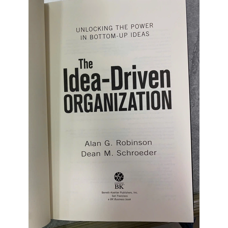 THE IDEA DRIVEN ORGANIZATION 498485