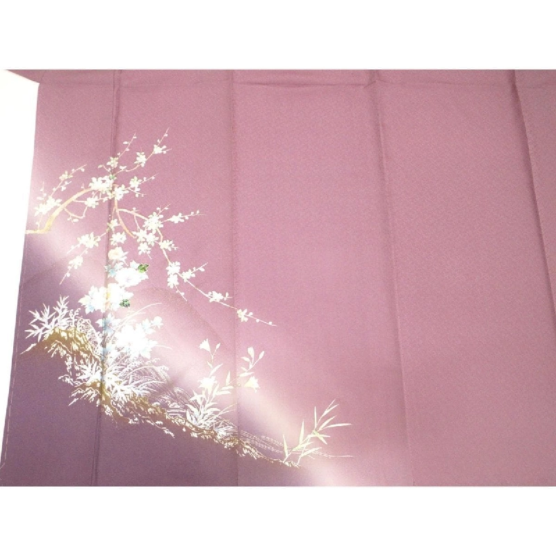 Áo kimono thăm viếng Fujimoto Takashi với trang trí ngọc trai và vàng - Hàng hiệu Authentic 875104